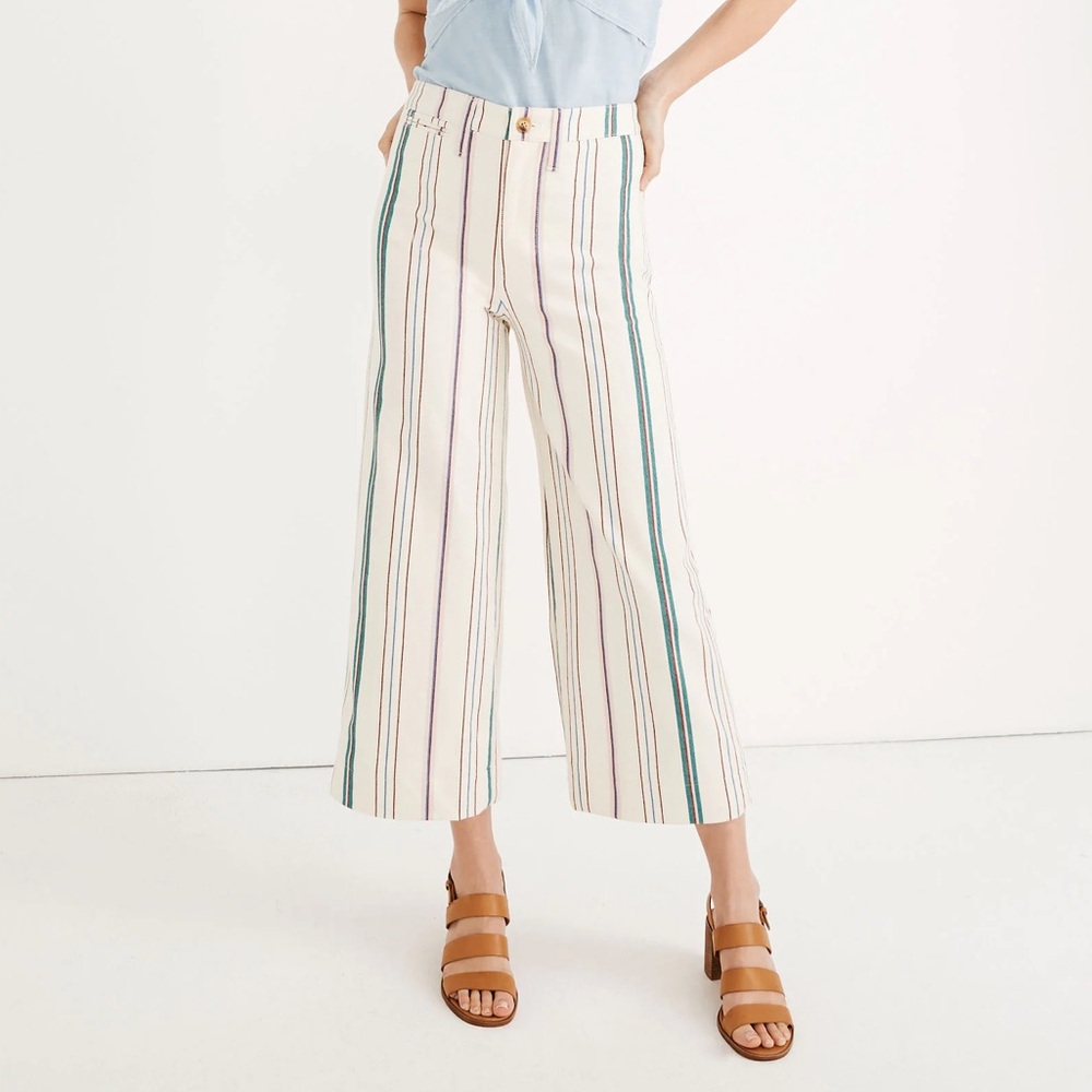Madewell Emmett Wide-Leg Crop Pants
